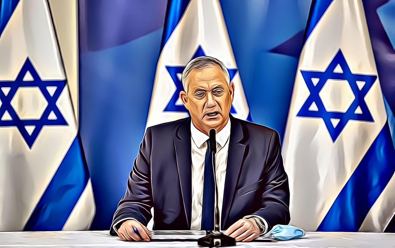 El ministro de Defensa israelí, Benny Gan.jpeg