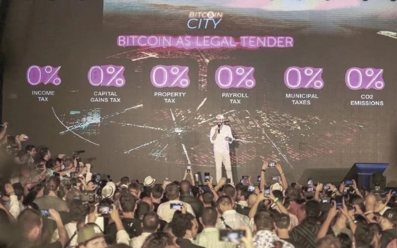 El salvador Ciudad Bitcoin