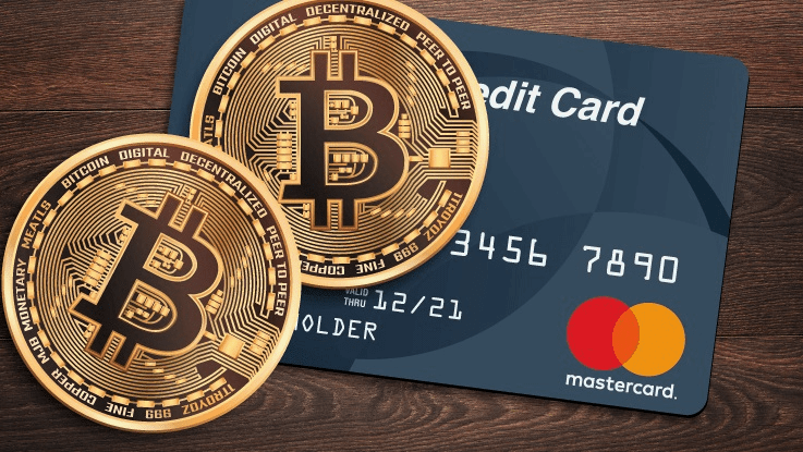 Red Bitcoin Mastercard 