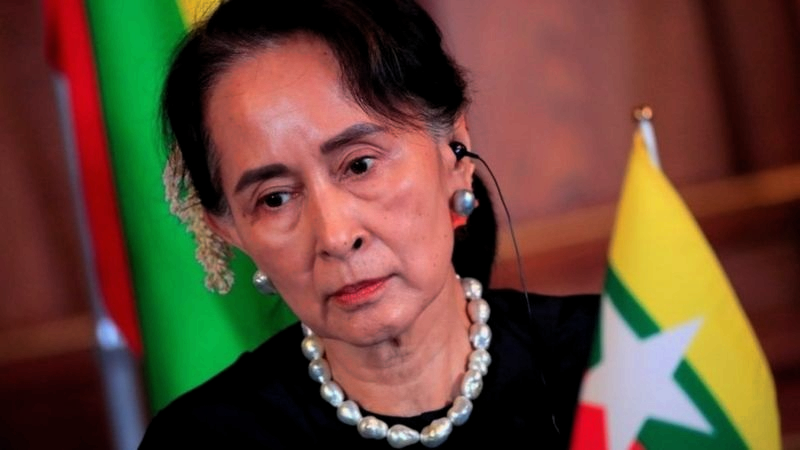 Myanmar Aung San Suu Kyi Tether