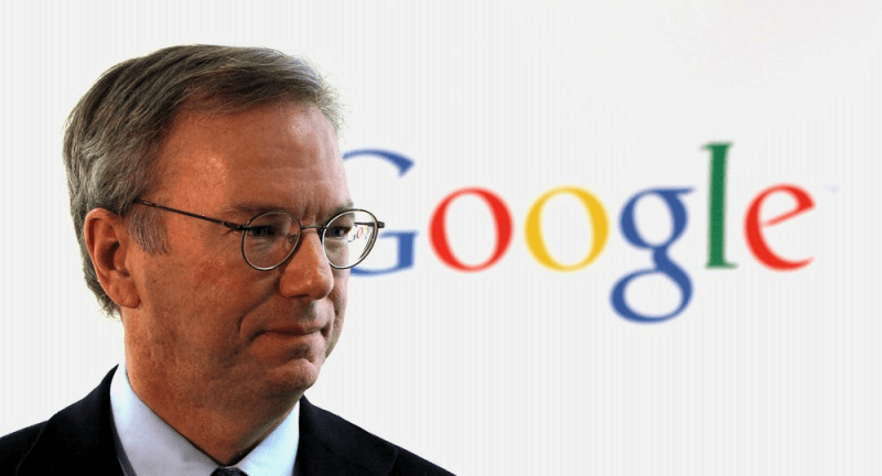 Ex CEO de Google Eric Schmidt