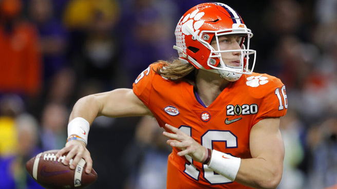 Cryptocurrency athletes Trevor Lawrence
